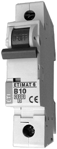 Wyłącznik nadprądowy ETI-Polam Asti-Etimat 6 002111512 1P B 6A 6kA AC - wysyłka w 24h