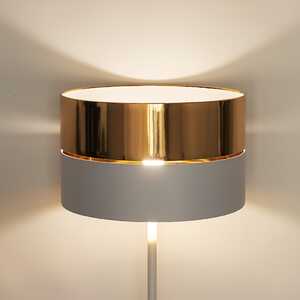 Tk Lighting Hilton 5074 lampa stojąca podłogowa 1x15W E27 biała/złota