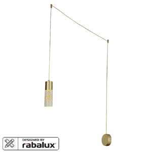 Rabalux Floresta 6560 lampa wisząca zwis 1x4W LED 4000K złota