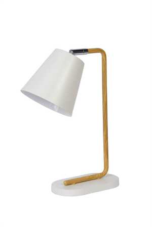 Lucide Cona 71645/01/31 lampa stołowa lampka 1x15W E14 biała - wysyłka w 24h