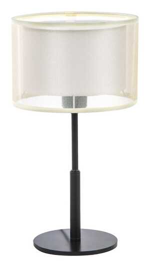 Rabalux Aneta 5095 lampa stołowa lampka 1x40W E27 czarna/beżowa