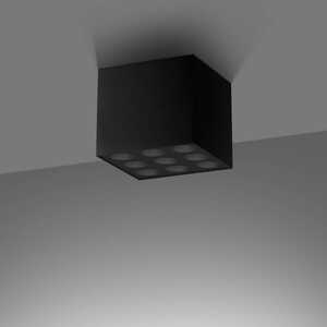 Sollux Ozzy SL.1211 plafon lampa sufitowa spot nowoczesny kwadrat 1x16W LED 4000K czarny
