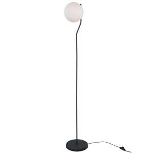 Italux Carimi FL-3300-1-BK lampa stojąca podłogowa 1x5W E27 grafitowa/biała
