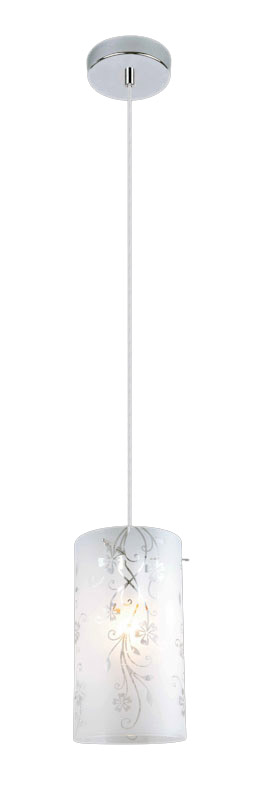 Lampa wisząca zwis Italux Valve 1x60W E27 chrom MDM1672/1