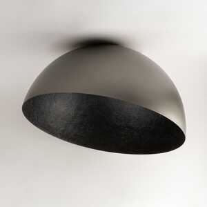 Sigma Sfera 32457 plafon lampa sufitowa 1x60W E27 czarny/srebrny