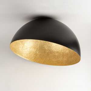 Sigma Sfera 32474 plafon lampa sufitowa 1x60W E27 czarny/złoty