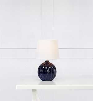 Lampa lampka oprawa stołowa  Markslojd Melanie 1x40W E14 niebieski/biały 106886 - wysyłka w 24h