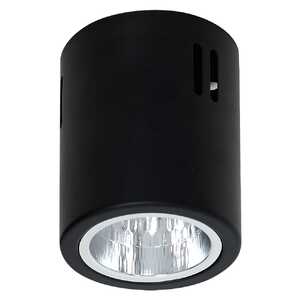 Plafon lampa sufitowa Luminex Downlight Round 1x60W E27 czarny 7237  - wysyłka w 24h