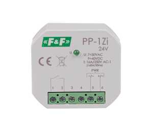 Przekaźnik elektromagnetyczny F&F do LED 160A/20ms 16A 1NO 9-30V AC/DC monostabilny do puszki fi 60 PP-1Z-LED-24V