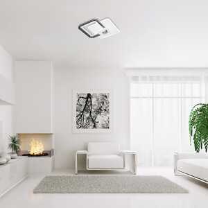 Rabalux Stregobor 2937 plafon lampa sufitowa 1x48W LED 3000-4000-6000K biały/popielaty