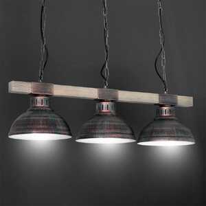 Luminex Hakon 9040 lampa wisząca zwis 1x60W E27 drewniana