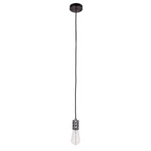 Italux Millenia DS-M-010-03 SHINY BLACK lampa wisząca zwis 1x60W E27 czarna 