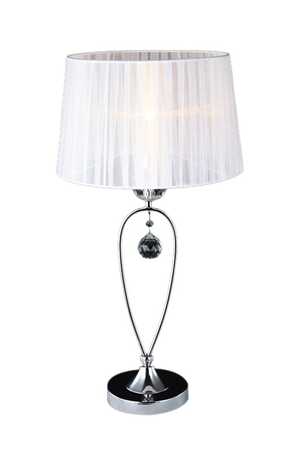 Italux Vivien MTM1637-1W lampa stołowa na stół biurkowa abażur klosz stożek  1x40W E14 biała