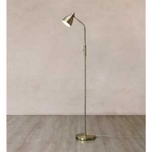 Markslojd Story 108715 lampa stojącowa podłogowa 1x40W E14 złota/biała
