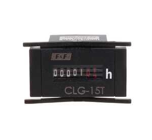 Licznik czasu pracy F&F CLG-15T 230V AC bębenkowy tablicowy 48x24mm