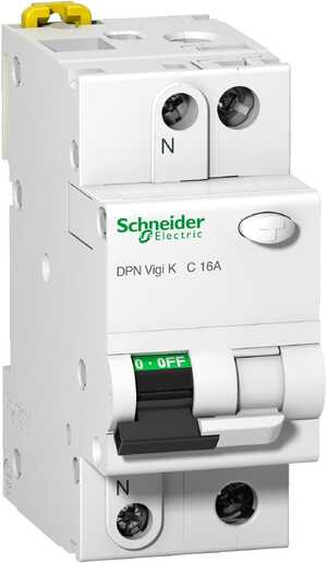 Wyłącznik różnicowo-nadprądowy Schneider 1P+N C 10A 30mA typ AC DPNVigiK-C10-30-AC Acti9 A9D20610 kombinowany - wysyłka w 24h