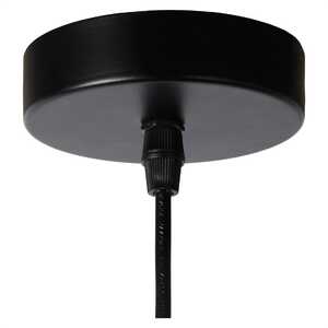 Lucide Orrin 02404/01/30 lampa wisząca zwis 1x60W E27 czarna