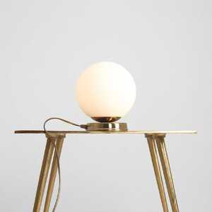 Aldex Ball 1076B30_M lampa stołowa lampka 1x60W E27 złota - wysyłka w 24h