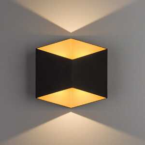Nowodvorski Triangles 8141 kinkiet zewnętrzny lampa ścienna 2x5W LED IP54 czarna - wysyłka w 24h