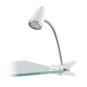 Lampa stołowa Eglo Riccio 1 94329  lampka  1x3W GU10-LED biały / chrom 