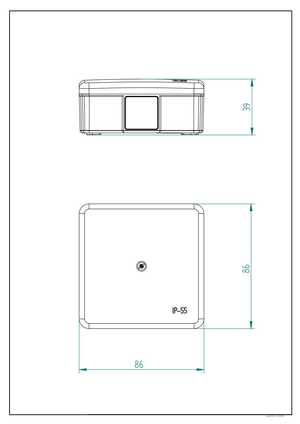 Puszka natynkowa Elektro-plast Nasielsk EP-LUX 0225-00 5x2.5mm2 90mm 80x25mm IP20 biała - wysyłka w 24h