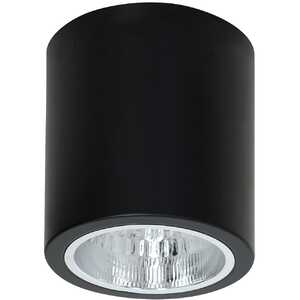 Plafon lampa sufitowa Luminex Downlight Round 1x60W E27 czarny 7239 