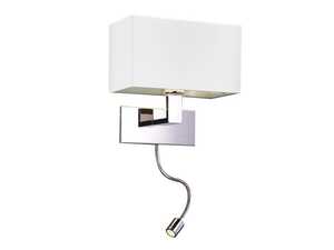 Azzardo Martens AZ1526 MB2251-B-LED-R WH Kinkiet lampa oprawa ścienna 1X60W E27+1x1W LED biały