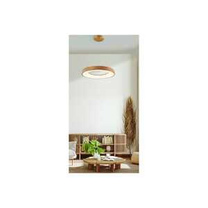 Azzardo Santana AZ5010 lampa wisząca zwis 1x50W LED CCT 3000-6000K drewniana/biała - Negocjuj cenę