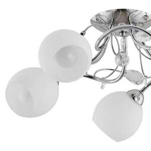Alfa Livia 21525.00 plafon lampa sufitowa 5x40W E14 biały/chrom