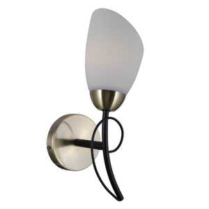 Italux Cristina WL-6706-1 kinkiet lampa ścienna 1x40W E27 czarny/biały