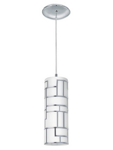 Lampa wisząca Eglo Bayman 92562 1x60W E27 biała