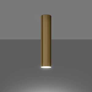 Sollux Lagos SL.1203 plafon lampa sufitowa spot nowoczesny sopel rurka tuba 1x10W GU10 złoty