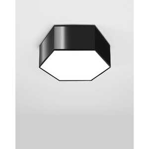Sollux Sunde SL.1059 plafon lampa sufitowa 2X60W E27 czarny 