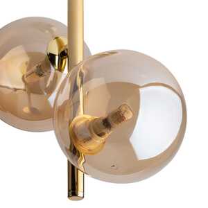 Tk Lighting Estera 4547 lampa wisząca zwis modern szklane klosze 2x6W G9 bursztynowa/złota