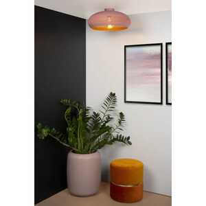 Lucide Rayco 30192/45/66 plafon lampa sufitowa 1x60W E27 różowy