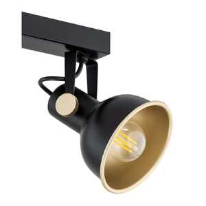 Argon Lenora 7142 plafon lampa sufitowa 2x7W E14 czarny/złoty