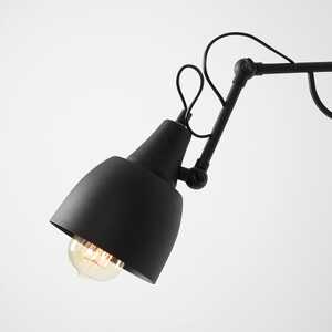 Aldex Soho 1002D1 Kinkiet lampa ścienna 2x60W E27 czarny