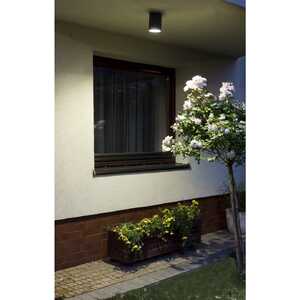 SU-MA Adela 7004 DG plafon lampa sufitowa ogrodowa spot IP54 metalowy tuba rura 1x35W GU10 ciemny popiel