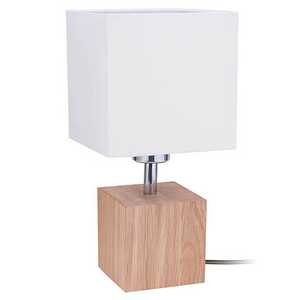Lampa stołowa lampka Spot Light Trongo 1x60W E27 dąb olejowany/antracyt/biały 7191174