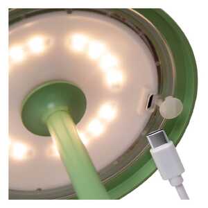 Lucide Joy 15500/02/33 lampa stołowa lampka IP54 1x1,5W LED 3000 zielona