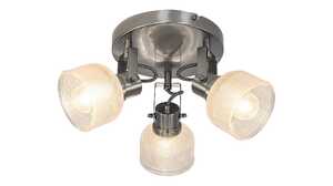 Rabalux Francis 5439 plafon lampa sufitowa 3x28W E14 chrom/transparentny