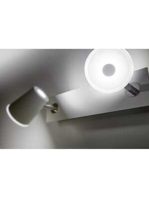 Trio Narcos 873170231 plafon lampa sufitowa 2x6W LED 3000K biały mat / biały