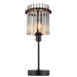 Globo Gorley 15698T lampa stołowa lampka 1x40W E14 dymiona/czarna