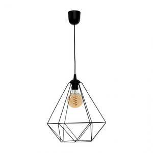 Milagro Basket MLP7214 lampa wisząca zwis geometryczna metalowa klatka 1x60W E27 czarna 
