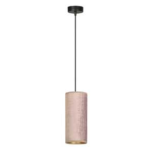 Emibig Bente 1061/1 lampa wisząca zwis 1x10W E14 różowa/złota