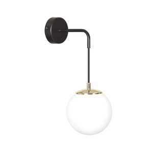 Emibig Ognis 966/K1 kinkiet lampa ścienna 1x10W E27 biały/czarny