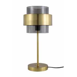Light Prestige LP-866/1T BK lampa stołowa lampka 1x40W E14 złota/dymiona | Wpisz kod: LP21 w koszyku