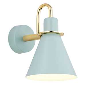 Argon Beverly 4706 kinkiet lampa ścienna 1x15W E27 błękit mat/mosiądz