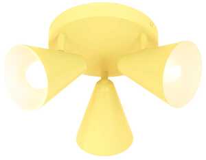 Candellux Amor 98-68828 plafon lampa sufitowa 3x40W E14 bananowy