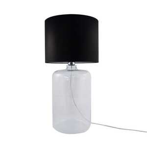 Zuma Line Amarsa 5507BK lampa stołowa 1x40W E27 czarna/transparentna